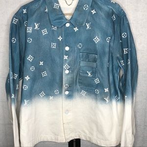 Men’s LV monogram Jean jacket